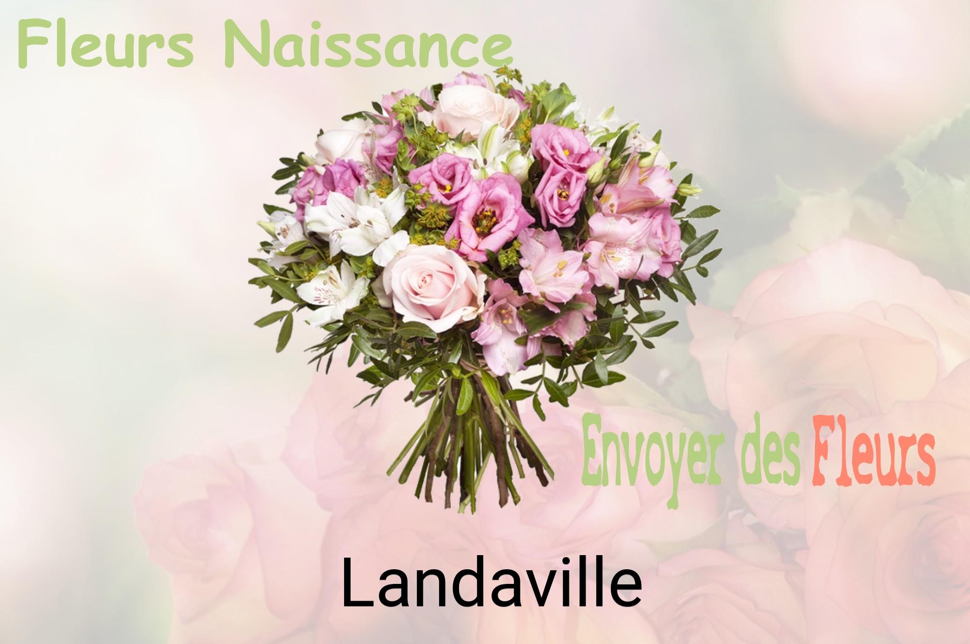 Bouquet de fleurs de naissance livré à Landaville